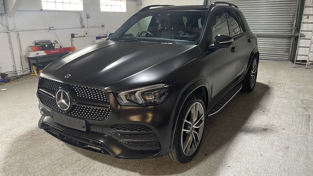 Mercedes GLE satin black